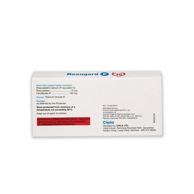 Rosugard F 10mg Strip Of 10 Tablets