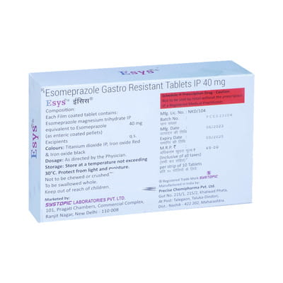 Esys Strip Of 10 Tablets