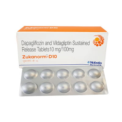 Zukanorm D 10mg Strip Of 10 Tablets