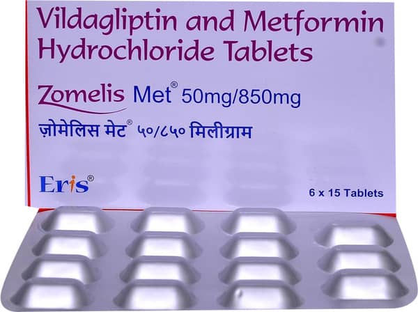 Zomelis Met 50/850mg Strip Of 15 Tablets