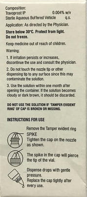 Lupitros Z Bottle Of 3ml Eye Drops