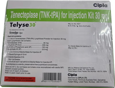Telyse 30mg Dry Vial Of 1 Powder For Injection Kit