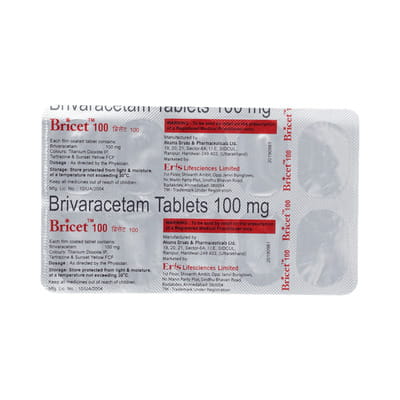 Bricet 100mg Strip Of 10 Tablets