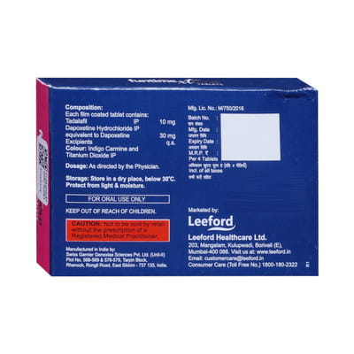 Funtime Xt Gold Strip Of 4 Tablets