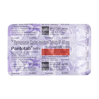 Pantotab 40Mg Strip Of 15 Tablets