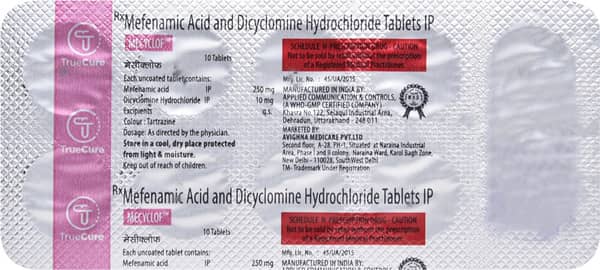 Mecyclof Strip Of 10 Tablets