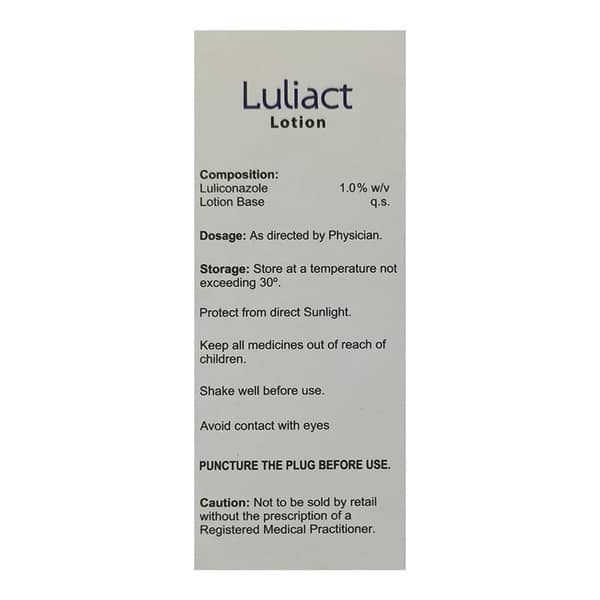 Luliact 1% Bottle Of 15Ml Lotion
