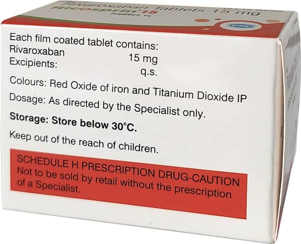 Ricosprin 15mg Strip Of 10 Tablets