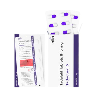 Tadactual 5mg Strip Of 10 Tablets