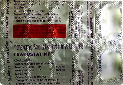 Tranostat Mf Strip Of 10 Tablets