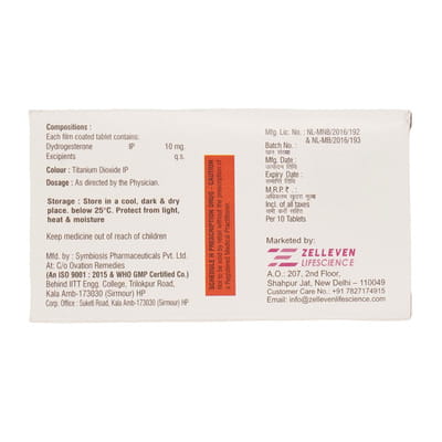 Pregnazest 10mg Strip Of 10 Tablets