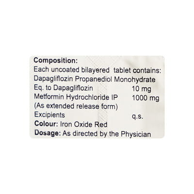 Dayflozin Trio Forte Strip Of 10 Tablets