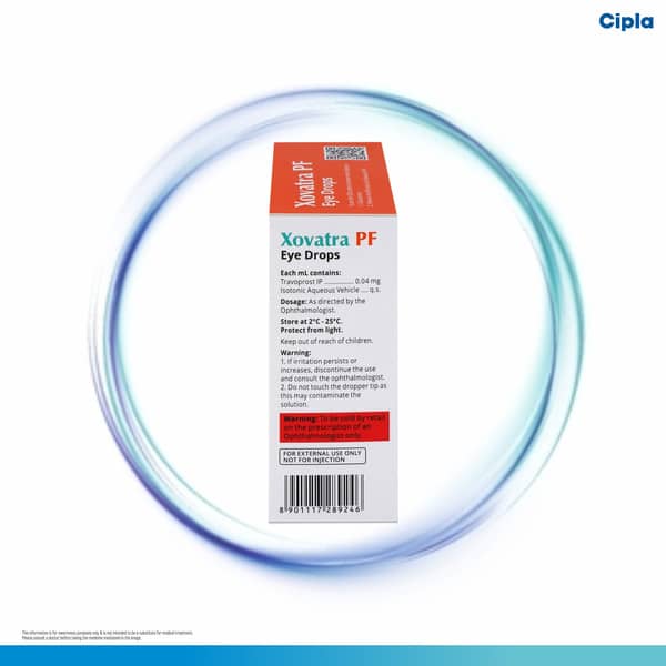 New Xovatra Pf Bottle Of 5ml Eye Drops