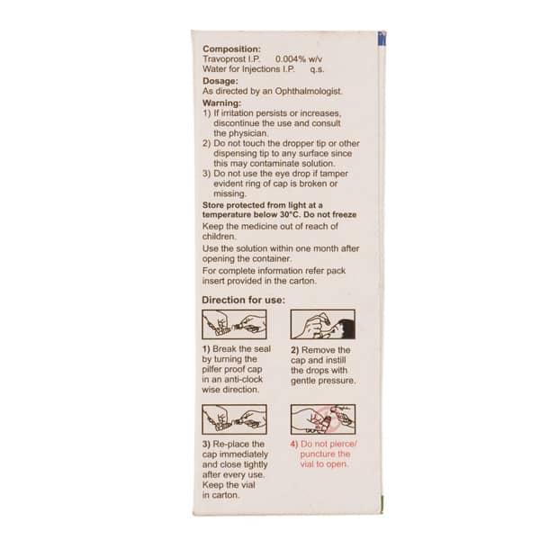 Travisight Pf Bottle Of 5ml Eye Drops