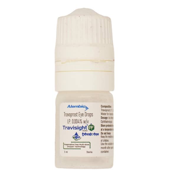 Travisight Pf Bottle Of 5ml Eye Drops