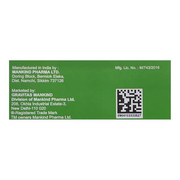 Sitaday M 1000 Strip Of 15 Tablets