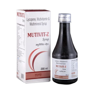 Mutivit Z Bottle Of 200ml Syrup