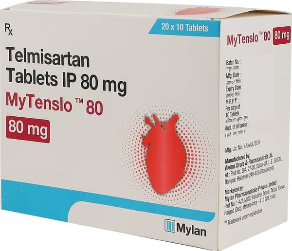 Mytenslo 80mg Strip Of 10 Tablets