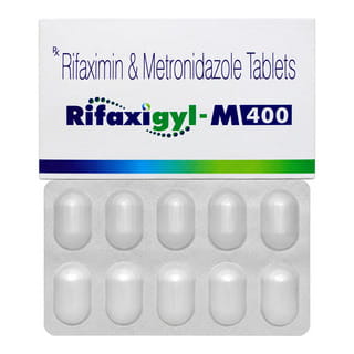 Rifaxigyl M 400Mg Strip Of 10 Tablets