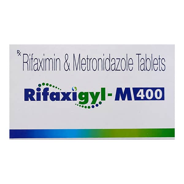 Rifaxigyl M 400Mg Strip Of 10 Tablets