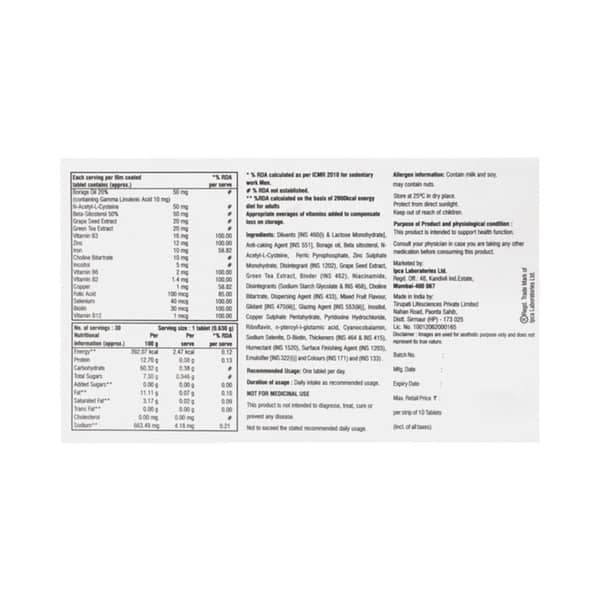 New Keraglo Men Strip Of 10 Tablets