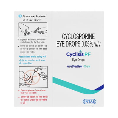 Cyclisis Pf Bottle Of 5ml Eye Drops