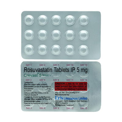Crevast 5mg Strip Of 15 Tablets