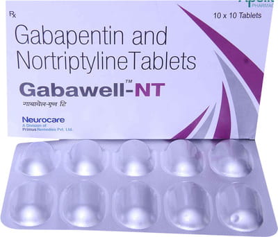 Gabawell Nt 400/10mg Strip Of 10 Tablets
