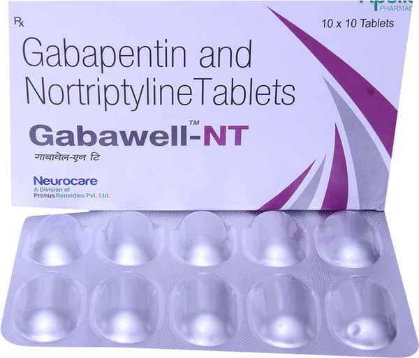 Gabawell Nt 400/10mg Strip Of 10 Tablets