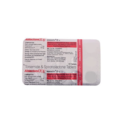 Aldactone T 5mg Strip Of 15 Tablets