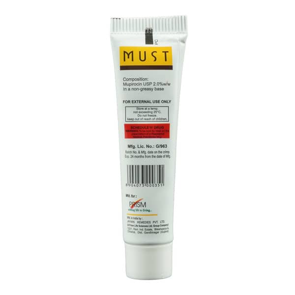 Must 2% Tube Of 15gm Ointment