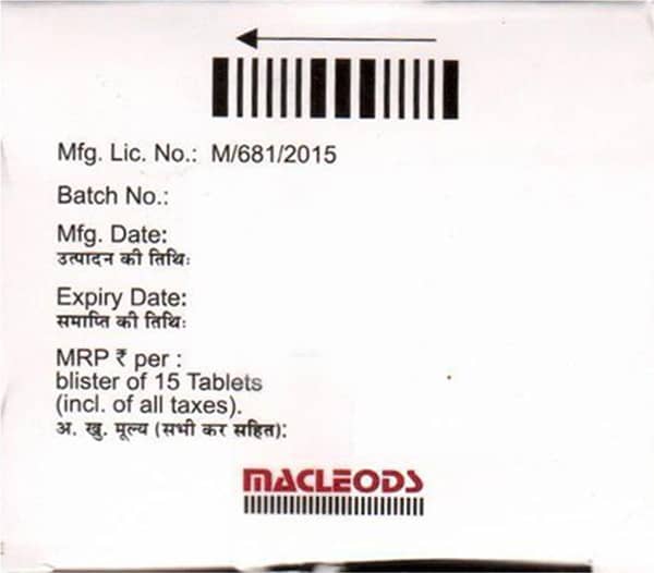 ओलमेसर एम 50एमजी की स्ट्रिप 15 टैबलेट्स