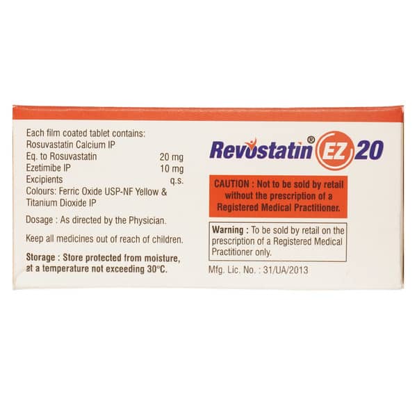 Revostatin Ez 20Mg Strip Of 10 Tablets