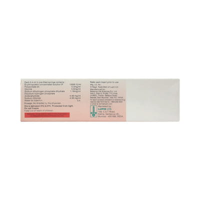 Epocept 4000iu Pre Filled Syringe Of 0.4ml Injection