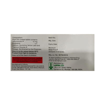 Lefutoid 10mg Strip Of 10 Tablets