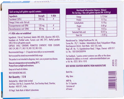 Evitol Strip Of 15 Capsules