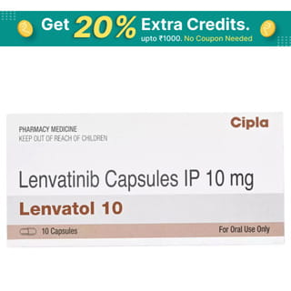 Lenvatol 10Mg Strip Of 10 Capsules