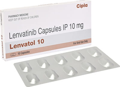 Lenvatol 10mg Strip Of 10 Capsules