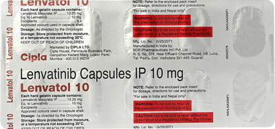 Lenvatol 10mg Strip Of 10 Capsules