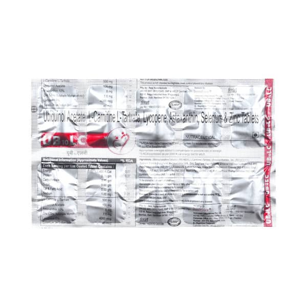 Ub 10 Lc Strip Of 10 Tablets