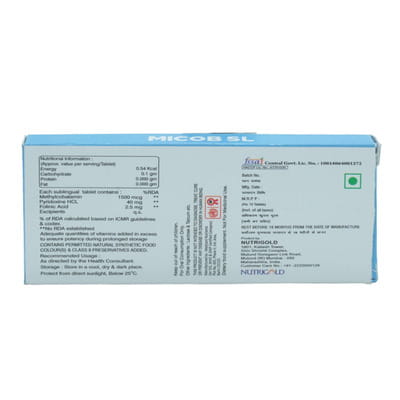 Micob Sl Strip Of 10 Sublingual Tablets