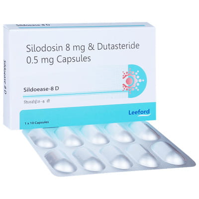 Sildoease 8 D Strip Of 10 Capsules