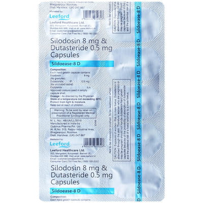 Sildoease 8 D Strip Of 10 Capsules