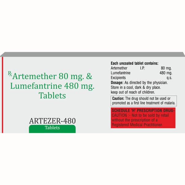 Artezer 480Mg Strip Of 6 Tablets