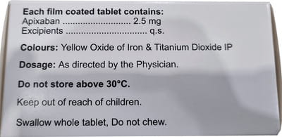Apigy 2.5mg Strip Of 10 Tablets