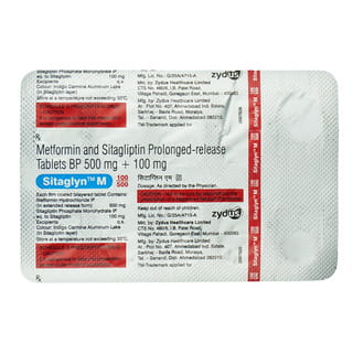 Sitaglyn M 100/500Mg Strip Of 10 Tablets