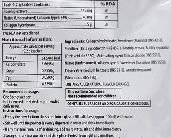 Flextor Plus Orange Flavour Sachet Of 9.2gm Oral Powder