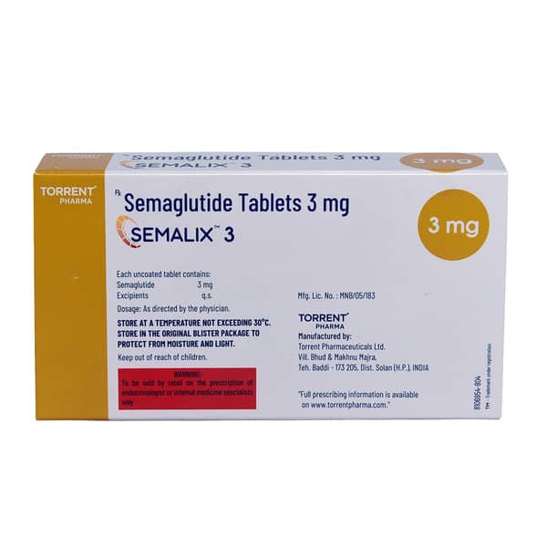 Semalix 3Mg Strip Of 10 Tablets