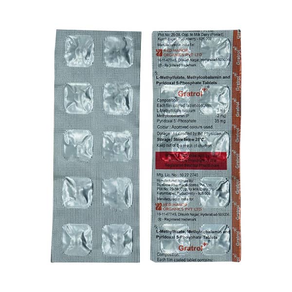 Gratrol Plus Strip Of 10 Tablets