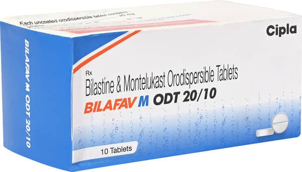 Bilafav M Odt 20/10mg Strip Of 10 Tablets